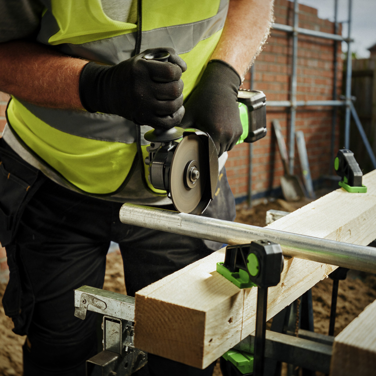 Rikä RK40 40V 115mm (4.5in) Cordless Braking Angle Grinder | Brushless Motor | Body Only